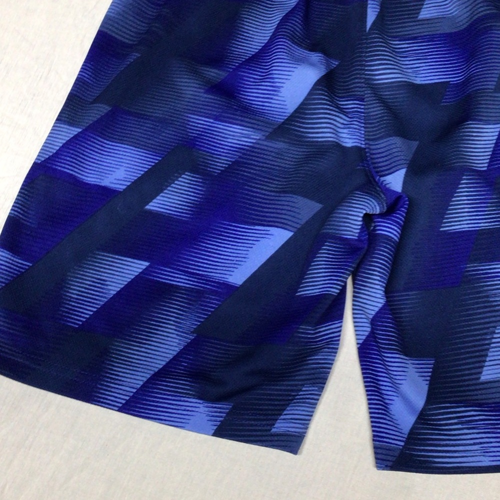 Blue Patterned Kids Shorts - Picture 4 of 9